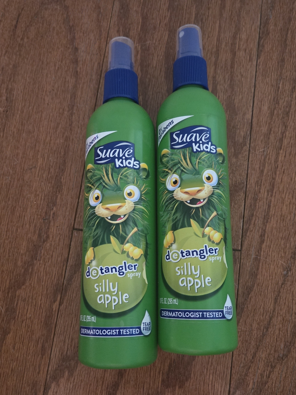2 Suave Kids Silly Apple Detangler Spray - Green